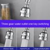 Kitchen Faucet Sprayer 360Â° Rotating Splashproof Booster Shower Filter Kitchen Water Filter Bathroom Shower Head Water Saver
