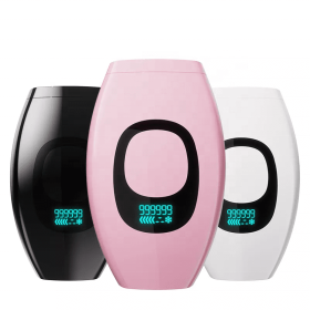 999999 Flashes LCD Painless Laser Epilator Women Shaver Permanent IPL Hair Removal For Body Face Bikini Underarm Photoepilator (Color: white color)