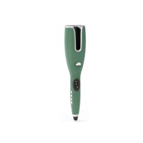 Go Curly USB Charged Automatic Hair Curler (Color: Green)